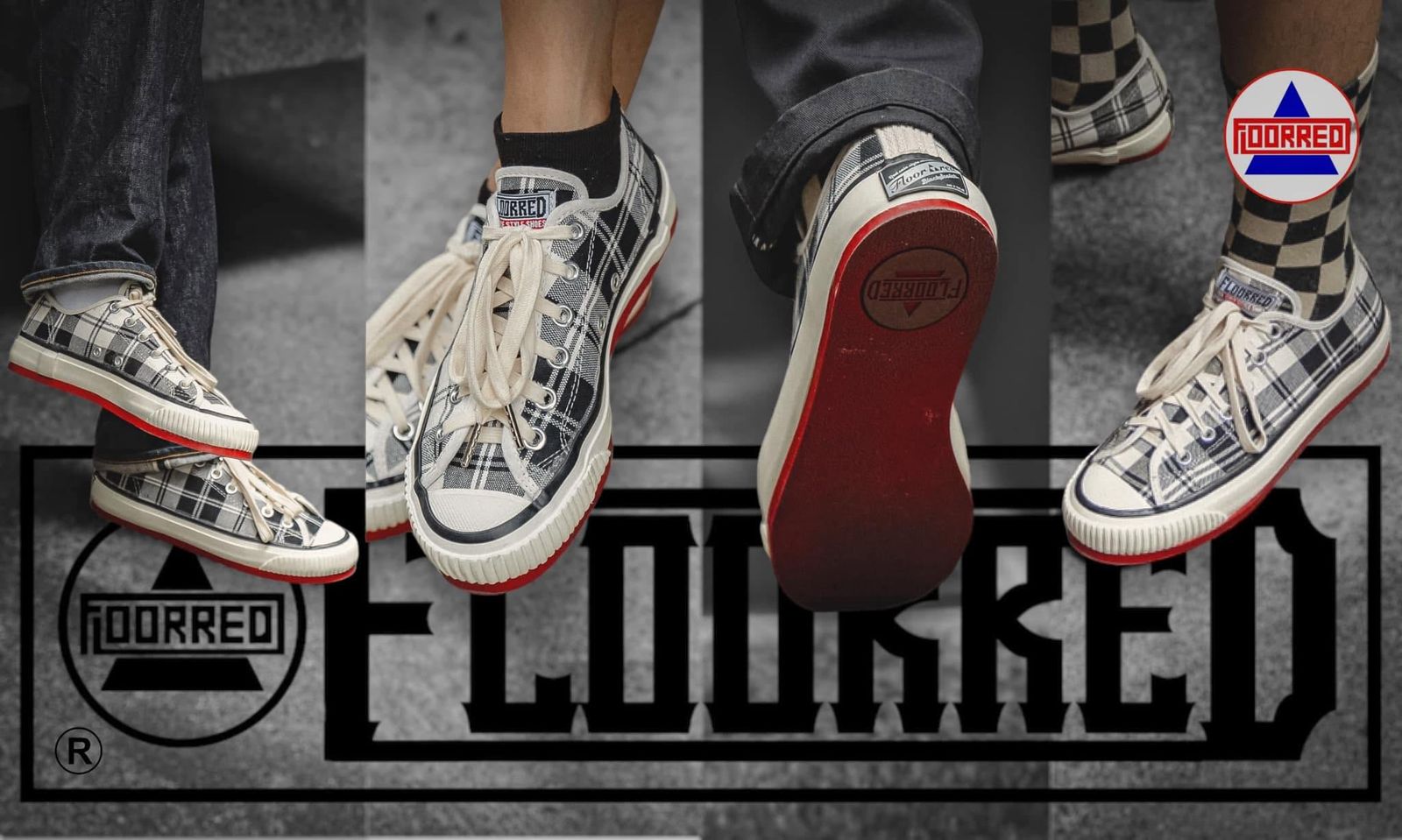 Plaid Streetwear Sneakers